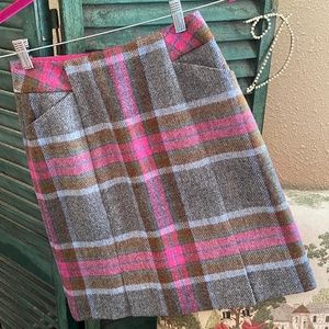 NWOT Boden British Tweed Wool Skirt, 2R